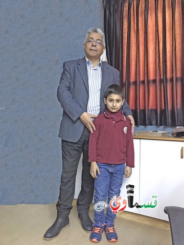 الإعلامي والكاتب نادر أبو تامر ضيف طلاب الشافعي في باقة الغربية